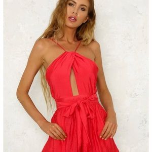 Hello Molly Red romper
